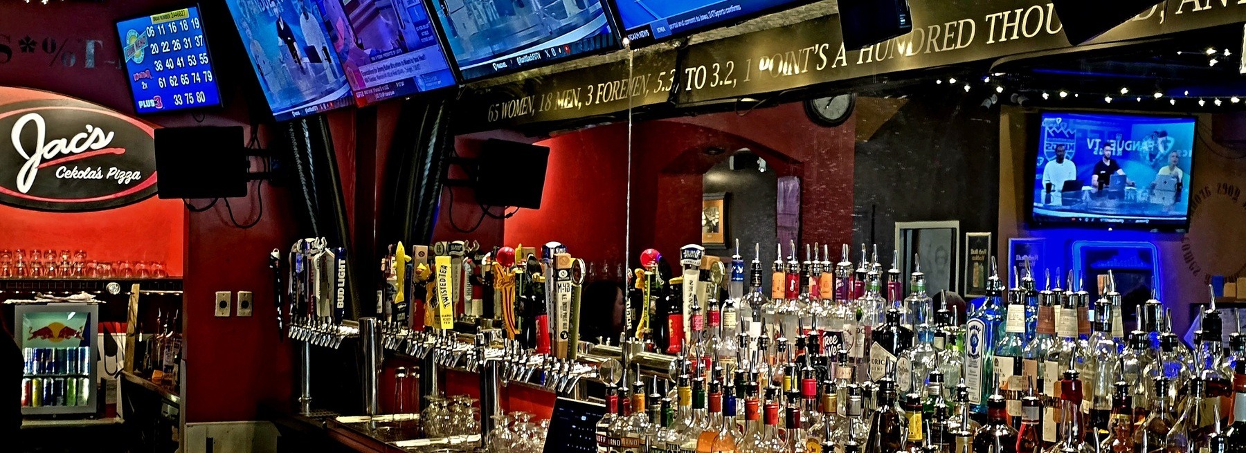 The bar at Jac's Portage